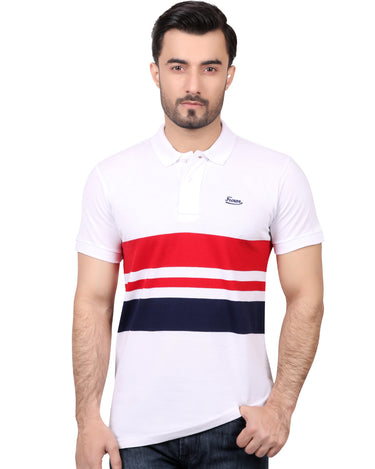 Men's White Polo Shirt - FMTPS17-028