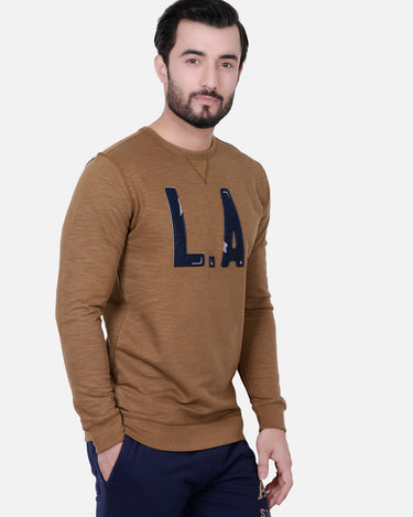 Men's Khaki Sweatshirt - FMTSS17-002