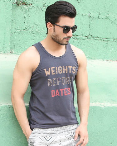 Men's Dark Grey Tank Top - FMTT18-001