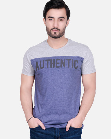 Men's Blue Classic Tee - FMTTG17-025