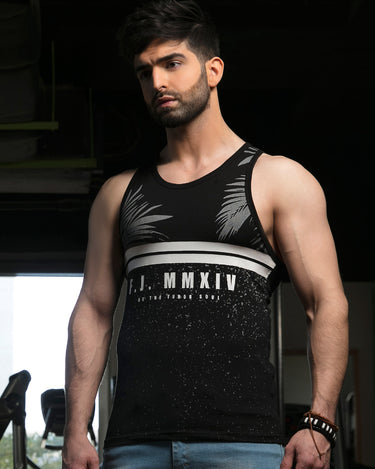 Men's Black Tank Top - FMTTS18-015