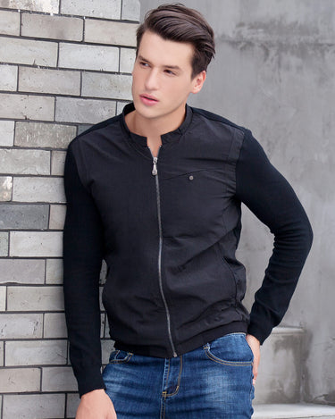 Men's Black Jacket - F-MTJ-FS16-39025