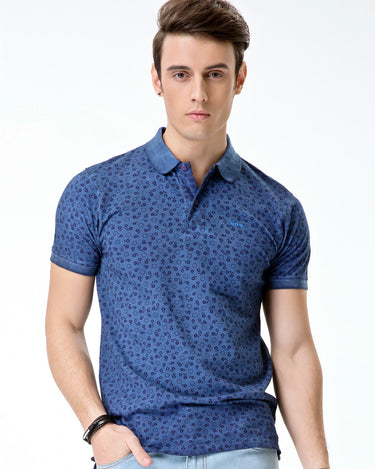 Men's Blue Polo Shirt - 17150 Furor Polo Shirts