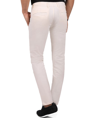 Men's Cream Chino Pant - FMBCP19-008