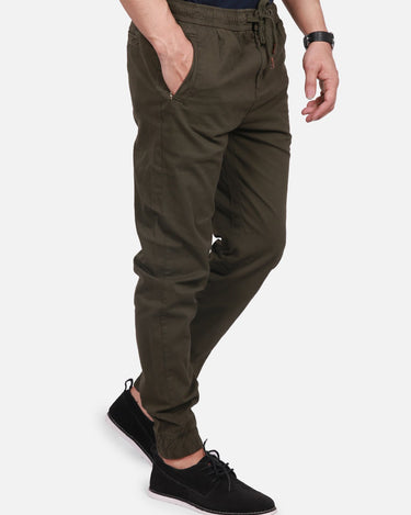 Men's Olive Green Jogger Pant - FMBT18-010