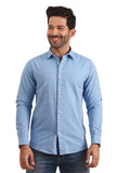 Men's Turquoise Casual Shirt - FMTS20-31322