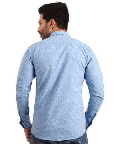 Men's Turquoise Casual Shirt - FMTS20-31322