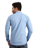 Men's Turquoise Casual Shirt - FMTS20-31322
