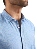 Men's Turquoise Casual Shirt - FMTS20-31322