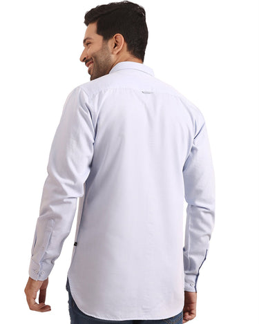 Men's Sky Blue Casual Shirt - FMTS20-31340