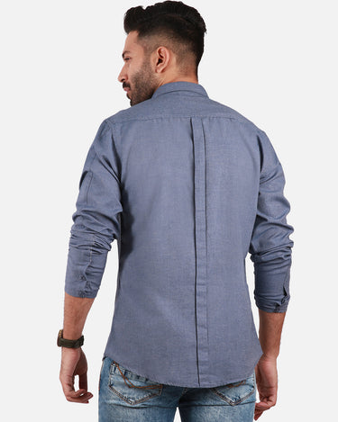 Men's Grey Casual Shirt - FMTS20-31339