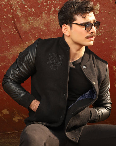 Men's Black Jacket - FMTJ19-39061