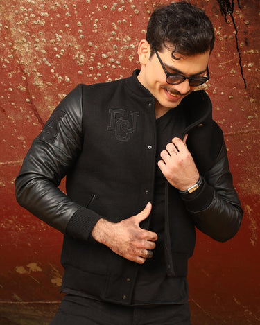 Men's Black Jacket - FMTJ19-39061