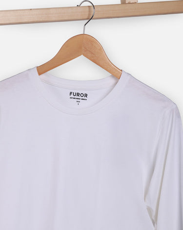 Men's White Basic T-Shirt - FMTBF18-002