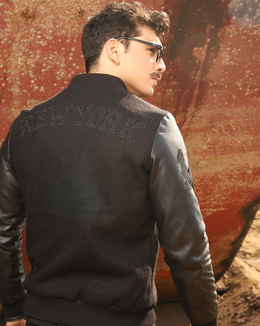 Men's Black Jacket - FMTJ19-39061