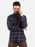 Men's Dark Blue Casual Shirt - FMTS20-31384
