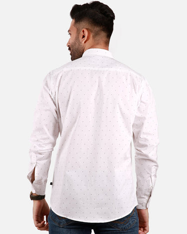 Men's White Casual Shirt - FMTS20-31375