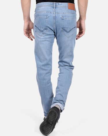 Men's Ash Blue Denim Jeans - FMBP18-025