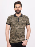 Men's Olive Polo Shirt - FMTPP18-002