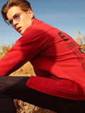 Men's Red Denim Jacket - FMTJD20-003