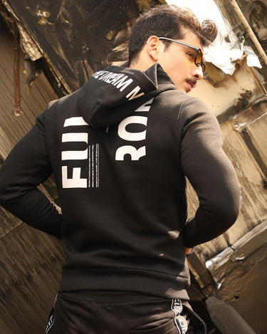 Men's Black Hoodie - FMTH19-030