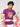 Men's Purple Crew Neck Graphic Tee - FMTGT20-017