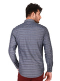Men's Blue Casual Shirt - FMTS19-31275