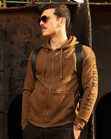 Men's Dark Sand Hoodie - FMTH19-015