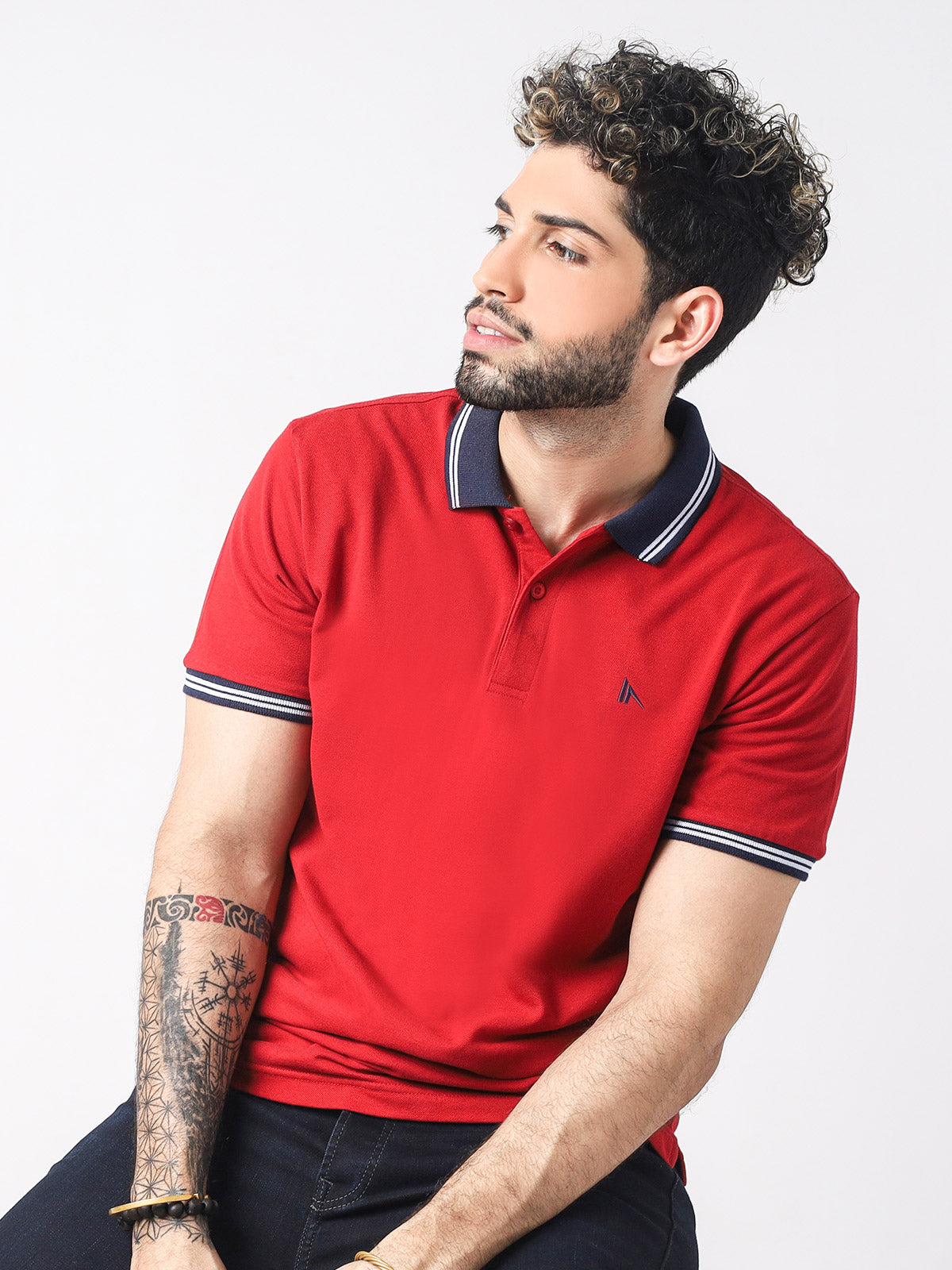 Men's Red Polo Shirt - FMTCP20-001