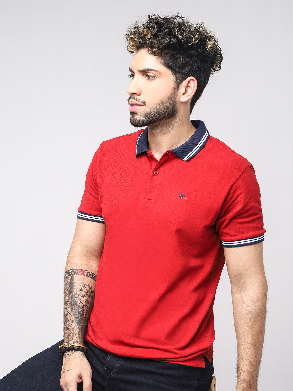 Men's Red Polo Shirt - FMTCP20-001
