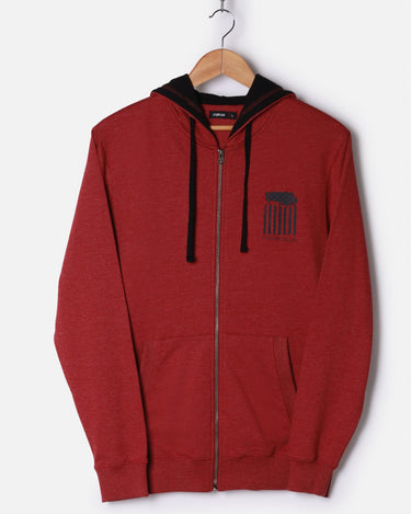 Men's Dark Pink Hoodie - FMTH18-005