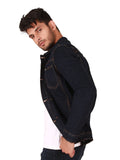 Men's Denim Blue Denim Jacket - FMTJD19-004