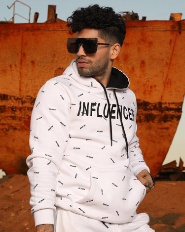 Men's White Hoodie - FMTH19-006