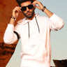 Men's White Hoodie - FMTH19-003