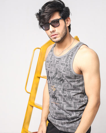 Men's Dark Grey Tank Top - FMTTR20-005