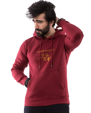 Men's Wine Hoodie - FMTH19-001