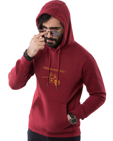 Men's Wine Hoodie - FMTH19-001