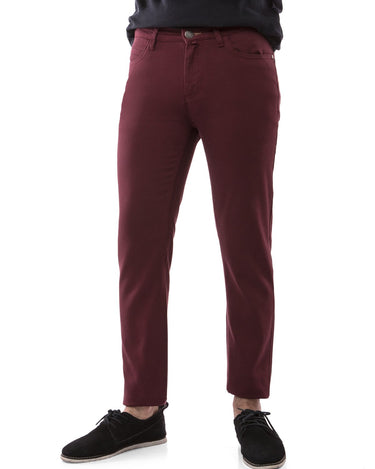 Men's Burgundy Chino Pant - FMBCP19-042