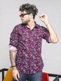 Men's Purple Casual Shirt - FMTS20-31393