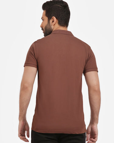 Men's Brown Polo Shirt - FMTCP20-004