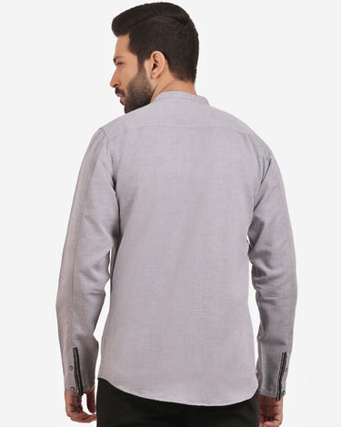 Men's Grey Casual Shirt - FMTS20-31331