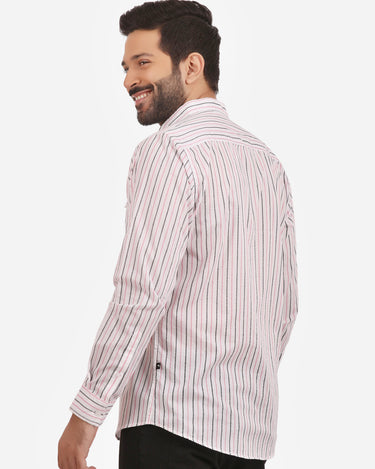 Men's White Casual Shirt - FMTS20-31351