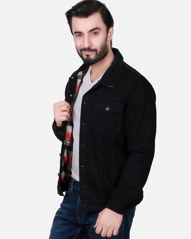 Men's Black Jacket - FMTJ17-39036