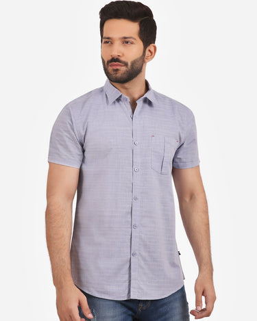 Men's Sky Blue Casual Shirt - FMTS20-31302