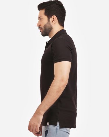 Men's Black Polo Shirt - FMTCP20-006