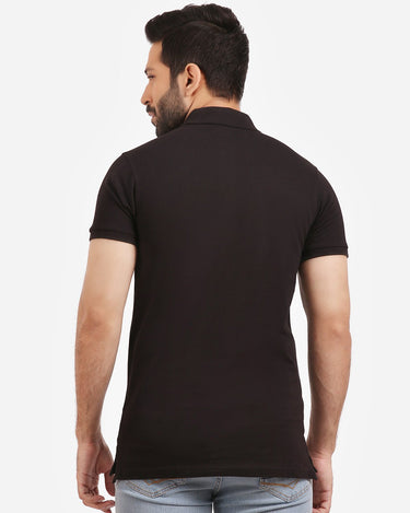 Men's Black Polo Shirt - FMTCP20-006