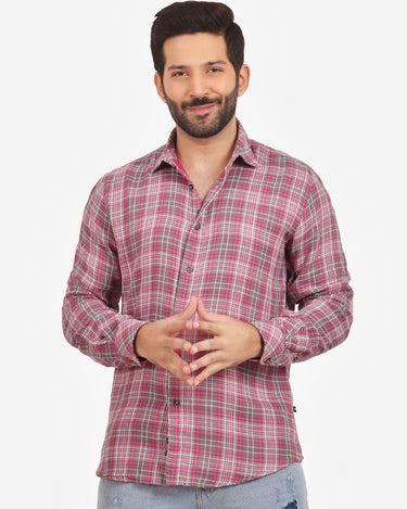 Men's Pink Casual Shirt - FMTS20-31367