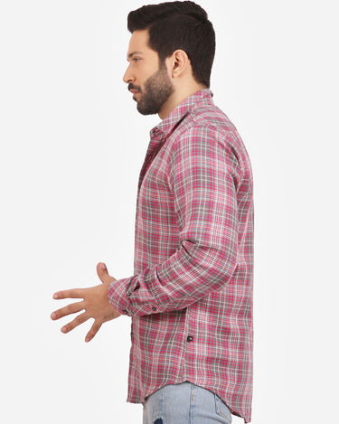 Men's Pink Casual Shirt - FMTS20-31367