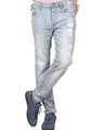 Men's Light Blue Denim Jeans - FMBP19-037