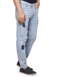 Men's Powder Blue Denim Jeans - FMBP19-032